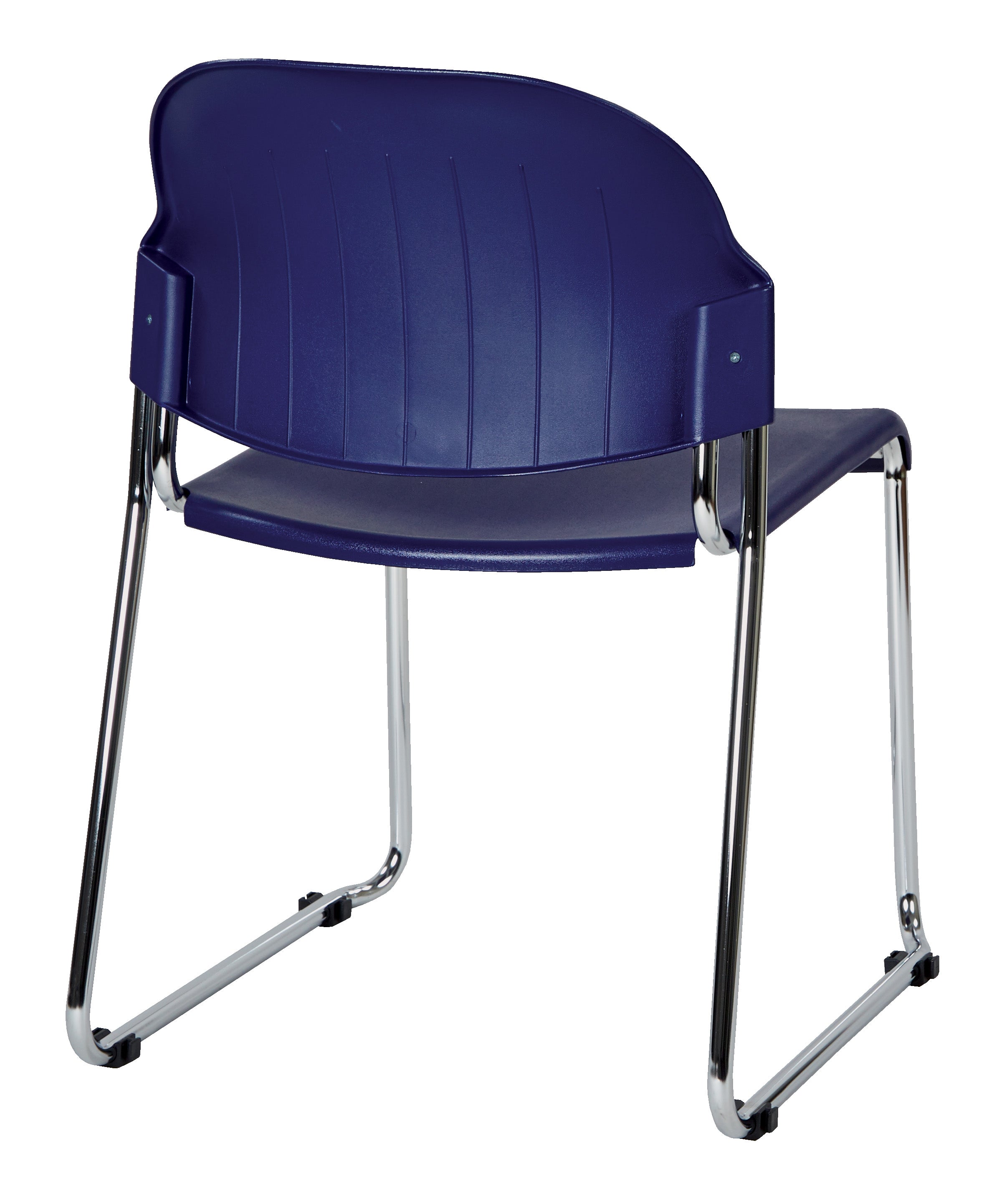 Stack Chair with Plastic Seat/Back 2